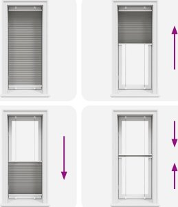 vidaXL Roleta plisowana antracytowa 65x150 cm Szerokość tkaniny 64,4cm 7