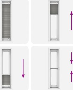 vidaXL Roleta plisowana czarna 45x200 cm Szerokość tkaniny 44,4cm 7