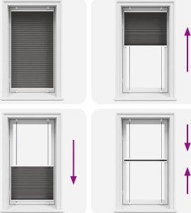 vidaXL Roleta plisowana czarna 75x100 cm Szerokość tkaniny 74,4 cm 7