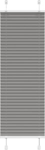 vidaXL Roleta plisowana antracytowa 45x150 cm Szerokość tkaniny 44,4cm 1