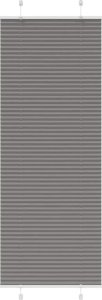 vidaXL Roleta plisowana antracytowa 75x200 cm Szerokość tkaniny 74,4cm 1