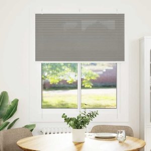 vidaXL Roleta plisowana antracytowa 105x100cm Szerokość tkaniny 1