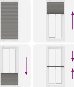vidaXL Roleta plisowana antracytowa 85x200 cm Szerokość tkaniny 84,4cm 7