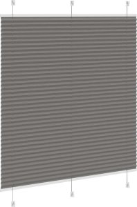 vidaXL Roleta plisowana antracytowa 115x150 cm Szerokość tkaniny 4