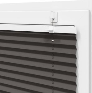 vidaXL Roleta plisowana czarna 115x150 cm Szerokość tkaniny 114,4 cm 10