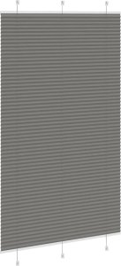 vidaXL Roleta plisowana antracytowa 115x200 cm Szerokość tkaniny 4