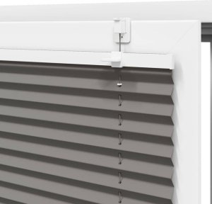 vidaXL Roleta plisowana antracytowa 115x200 cm Szerokość tkaniny 9