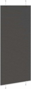vidaXL Roleta plisowana czarna 95x200 cm Szerokość tkaniny 94,4 cm 4
