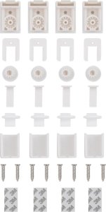 Roleta plisowana niebieska 60x150 cm Szerokość tkaniny 59,4 cm 12