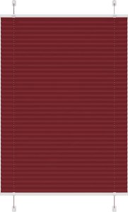 vidaXL Roleta plisowana Bordowy Czerwony 95x100 cm Szerokość tkaniny 1