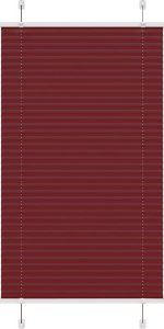 vidaXL Roleta plisowana Bordowy Czerwony 80x150 cm Szerokość tkaniny 1