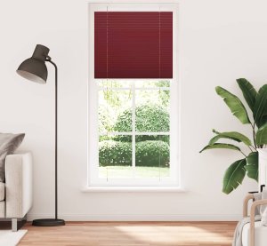 vidaXL Roleta plisowana Bordowy Czerwony 90x200 cm Szerokość tkaniny 2