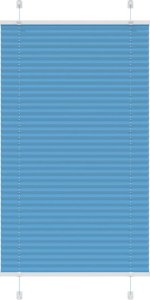 vidaXL Roleta plisowana niebieska 70x150 cm Szerokość tkaniny 69,4 cm 1