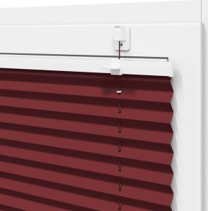 vidaXL Roleta plisowana Bordowy Czerwony 100x150 cm Szerokość tkaniny 9