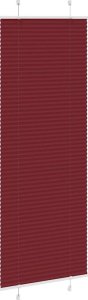 vidaXL Roleta plisowana Bordowy Czerwony 70x200 cm Szerokość tkaniny 3