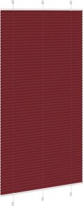 vidaXL Roleta plisowana Bordowy Czerwony 105x200 cm Szerokość tkaniny 3