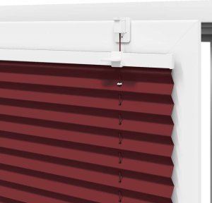 vidaXL Roleta plisowana Bordowy Czerwony 105x200 cm Szerokość tkaniny 9