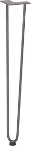 vidaXL Nogi do stołu Hairpin, 4 szt., stal, 72 cm, lita stal 4