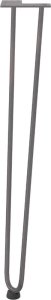 vidaXL Nogi do stołu Hairpin, 4 szt., stal, 72 cm, lita stal 5