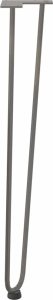 vidaXL Nogi do stołu Hairpin, 4 szt., stal, 72 cm, lita stal 6