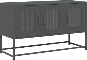 vidaXL Szafka RTV, antracyt, 100,5x39x60,5 cm, stal walcowana na zimno 2