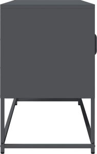 vidaXL Szafka RTV, antracyt, 100,5x39x60,5 cm, stal walcowana na zimno 6