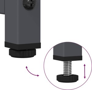 vidaXL Komoda wysoka Antracyt 36x39x123 cm Stal walcowana na zimno 9