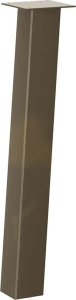 vidaXL Nogi do stolika kawowego, 4 szt., stal, 72 cm, stal 4