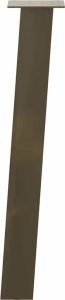 vidaXL Nogi do stolika kawowego, 4 szt., stal, 72 cm, stal 5