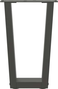 vidaXL Nogi stołu jadalnego w kształcie litery V 2 szt. Antracyt Stal 5