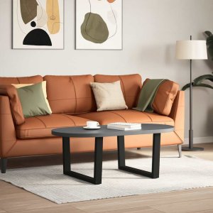 vidaXL Nogi do stołu jadalnego w kształcie litery V 2 szt. Czarne Stal 2