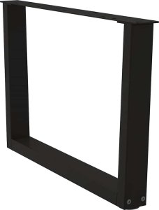 vidaXL Nogi do stołu jadalnego w kształcie litery V 2 szt. Czarne Stal 5