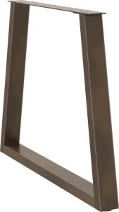 vidaXL Nogi do stołu jadalnego w kształcie litery V 3 szt. Stal 4
