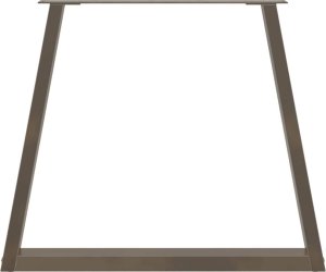 vidaXL Nogi do stołu jadalnego w kształcie litery V 3 szt. Stal 5