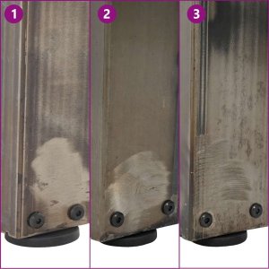 vidaXL Nogi do stołu jadalnego w kształcie litery V 2 szt. Stal 10