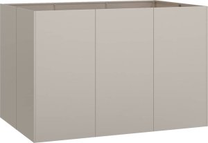 vidaXL Doniczka Rusty 120x80x80 cm Stal nierdzewna 5