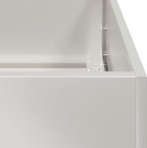 vidaXL Doniczka 120x80x80 cm Stal nierdzewna 7