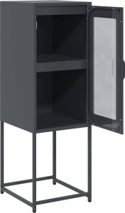 vidaXL Komoda Antracyt 36x39x107 cm Stal walcowana na zimno 7