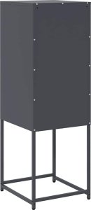 vidaXL Komoda Antracyt 36x39x107 cm Stal walcowana na zimno 8