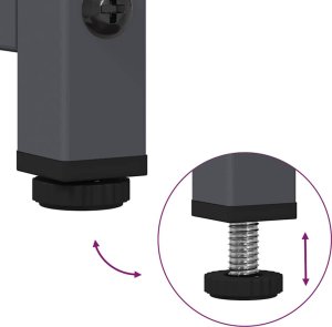 vidaXL Komoda Antracyt 36x39x107 cm Stal walcowana na zimno 9