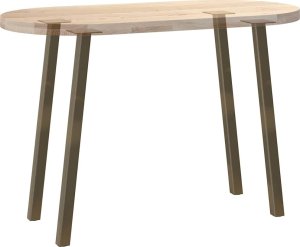 vidaXL Nogi do stolika kawowego, 4 szt., stal, 72 cm, stal 8