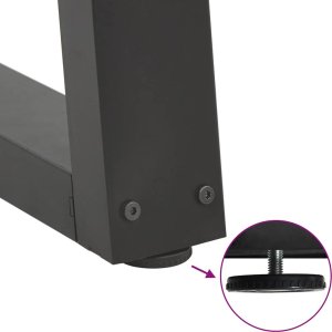 vidaXL Nogi stołu jadalnego w kształcie litery V 2 szt. Antracyt Stal 9