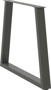 vidaXL Nogi stołu jadalnego w kształcie litery V 3 szt. Antracyt Stal 4