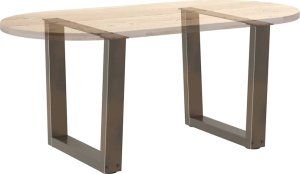 vidaXL Nogi do stołu jadalnego w kształcie litery V 2 szt. Stal 8