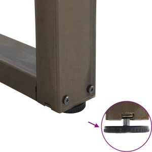 vidaXL Nogi do stołu jadalnego w kształcie litery V 2 szt. Stal 9