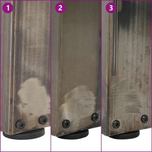 vidaXL Nogi do stołu jadalnego w kształcie litery V 2 szt. Stal 10