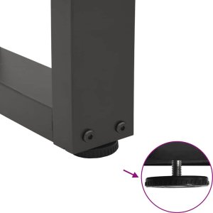 vidaXL Nogi stołu jadalnego w kształcie litery V 2 szt. Antracyt Stal 9