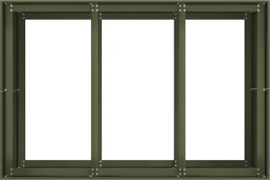 vidaXL Doniczka Oliwkowo-zielona 120x80x80 cm Stalowa 5