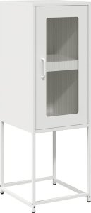 vidaXL Komoda Biała 36x39x107 cm Stal walcowana na zimno 2