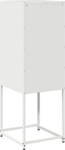 vidaXL Komoda Biała 36x39x107 cm Stal walcowana na zimno 8